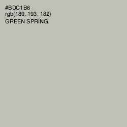 #BDC1B6 - Green Spring Color Image